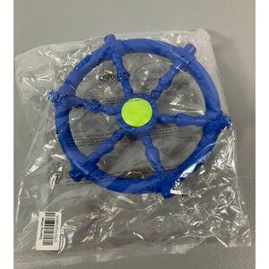 Backyard Discovery Premium Steering Wheel - Blue and Lime - NO HARDWARE